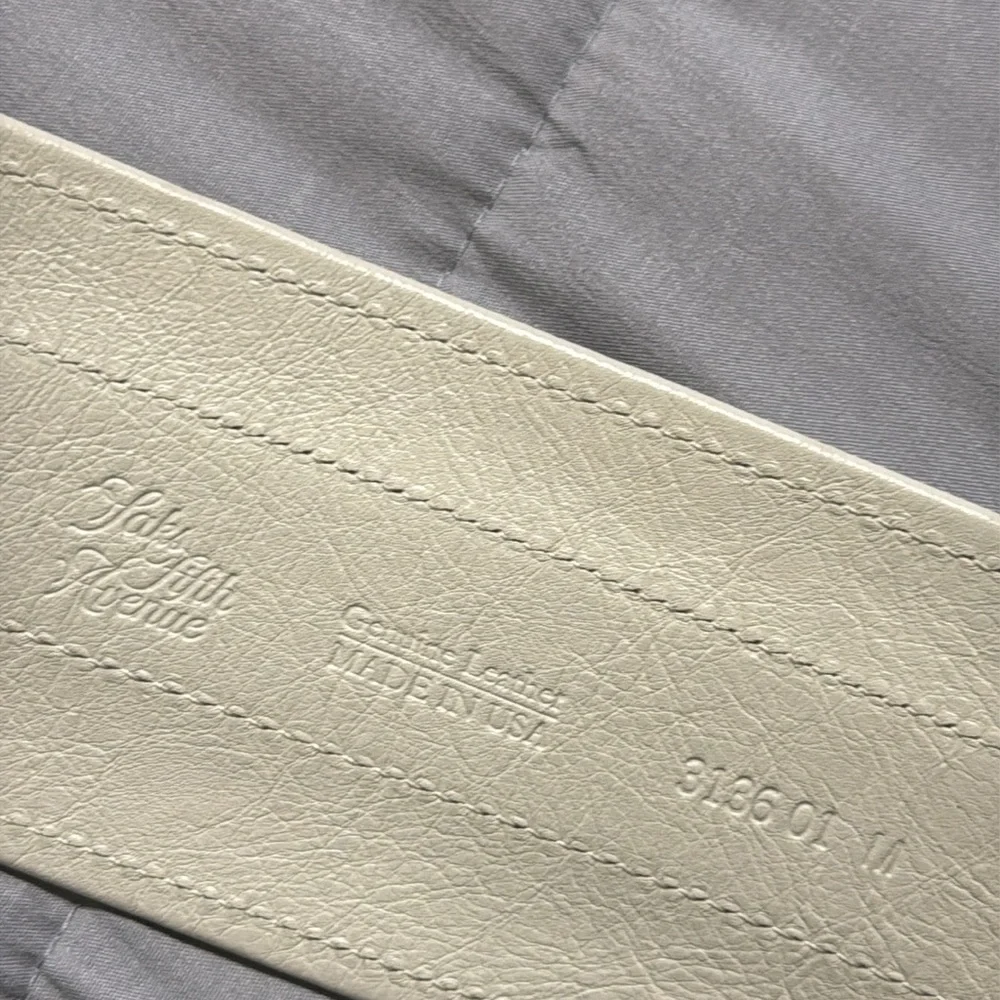 Saks Fifth Avenue oversized leather belt